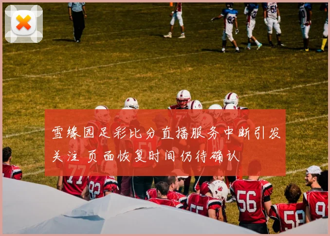 雪缘园足彩比分直播服务中断引发关注 页面恢复时间仍待确认